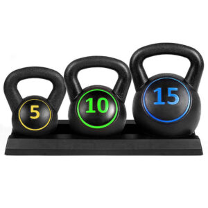 3 db-os kettlebell szett - 2.3/4.5/6.7 kg (5/10/15 lbs)