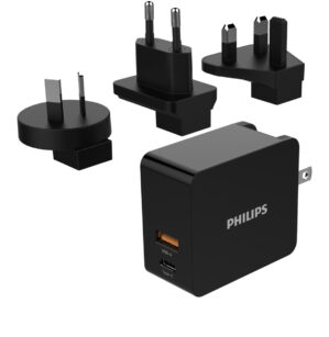 Philips dlp2621t utazási hálózati kettős usb töltő fekete 9