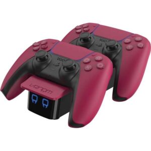 Venom ps5 kiegészítő dupla töltő állomás "cosmic red" p...