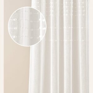 Marisa Modern krémszínű függöny fémkarikákkal 250 x 250 cm