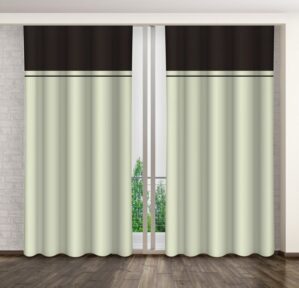 Modern dekoratív sötétítő függöny Hossz: 250 cm