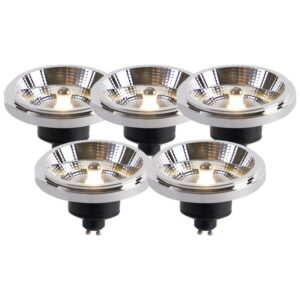 5 db GU10 szabályozható LED lámpa készlet AR111 11W 810 lm 2700K