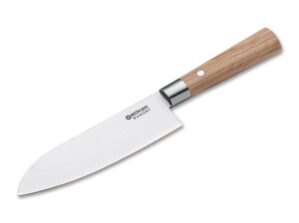 Böker Damascus Olive Santoku konyhakés 17