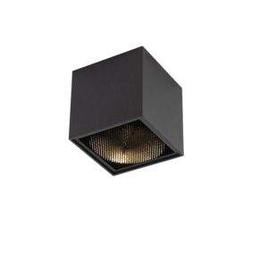 Design felületre szerelhető spotlámpa fekete GU10 111mm - Box Honey