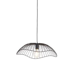 Design függőlámpa fekete drótból 50 cm - Pua