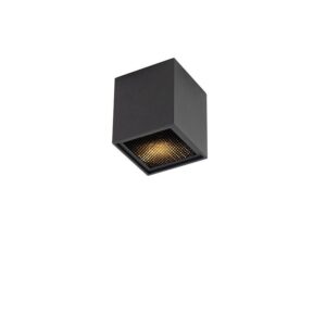 Design fekete süllyesztett spotlámpa GU10 50mm - Qubo Honey