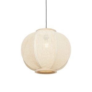 Orientális függőlámpa természetes anyagból 48 cm - Rob