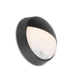 Kültéri fali lámpa fekete LED-del