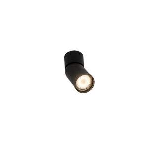 Modern felületre szerelt spotlámpa fekete GU10 50mm - Falo