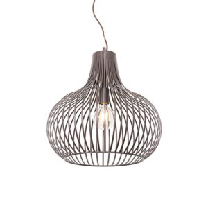 Modern függőlámpa barna 48 cm - Sapphira