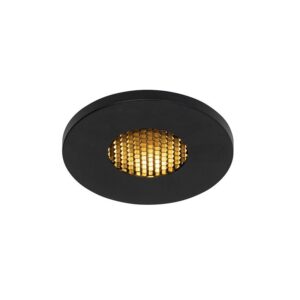 Modern fürdőszoba süllyesztett folt fekete IP54 - Shed Honey
