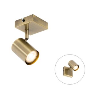 Modern spotlámpa bronz állítható négyzet alakú - Jeana