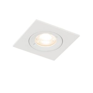 Modern süllyesztett spotlámpa fehér négyzet IP44 - Xena