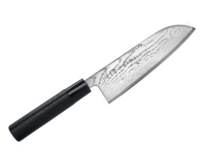 Tojiro Shippu Black Damascus Santoku 16