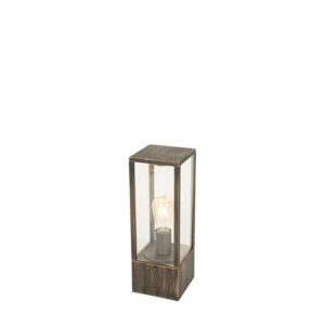 Vintage kültéri állólámpa antik arany 40 cm IP44 - Charlois