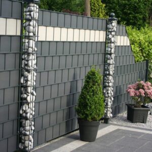 Belátásgátló szalag 19 cm x 35 m - sötét szürke