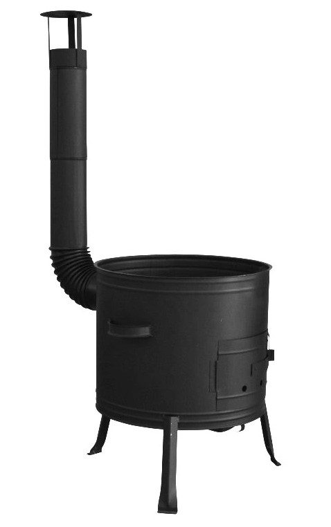 Bogrács Tűzhely 10 - 13 L Bográcshoz - Fekete