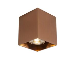Design felületre szerelhető spotlámpa réz GU10 50mm - Qubo