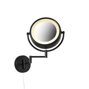 Design fali tükör fekete