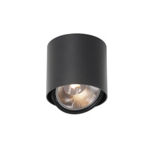 Design felületre szerelhető spotlámpa fekete állítható GU10 111mm - Impact