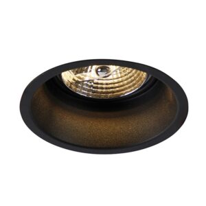 Modern fekete süllyesztett spotlámpa GU10 70mm - Dept