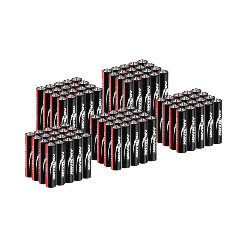 Alkáli Elemek Extra Gazdaságos Készlet - 100 X Micro Aaa Lr03 - Ansmann Industrial - 1