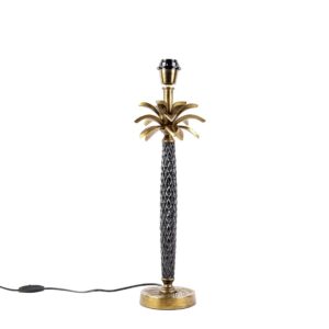 Art Deco asztali lámpa bronz árnyék nélkül