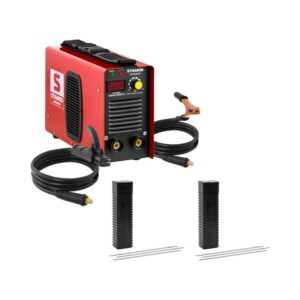 Hegesztőkészlet MMA hegesztőgép - 200 A - 60% Duty Cycle - E6013 elektródák - rutil-cellulóz - Ø 3