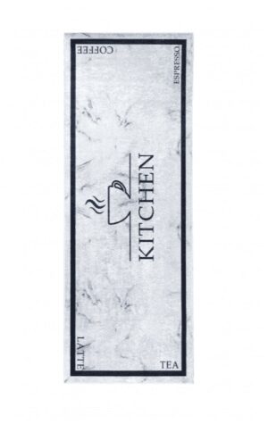 Konyhai szőnyeg KITCHEN COFFEE - szürke Szélesség: 80 cm | Hosszúság: 200 cm
