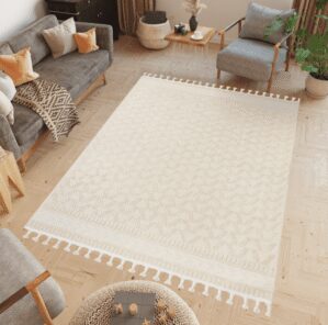 RIO LOOP Skandináv szőnyeg - bézs Szélesség: 80 cm | Hosszúság: 150 cm