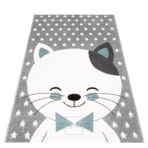 Tomcat Murko szürke szobaszőnyeg fiúknak Szélesség: 80 cm | Hossz: 150 cm
