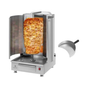 Döner kebab grill gázüzemű - 60 kg hús számára - 4 égő - 16 kW - Royal Catering