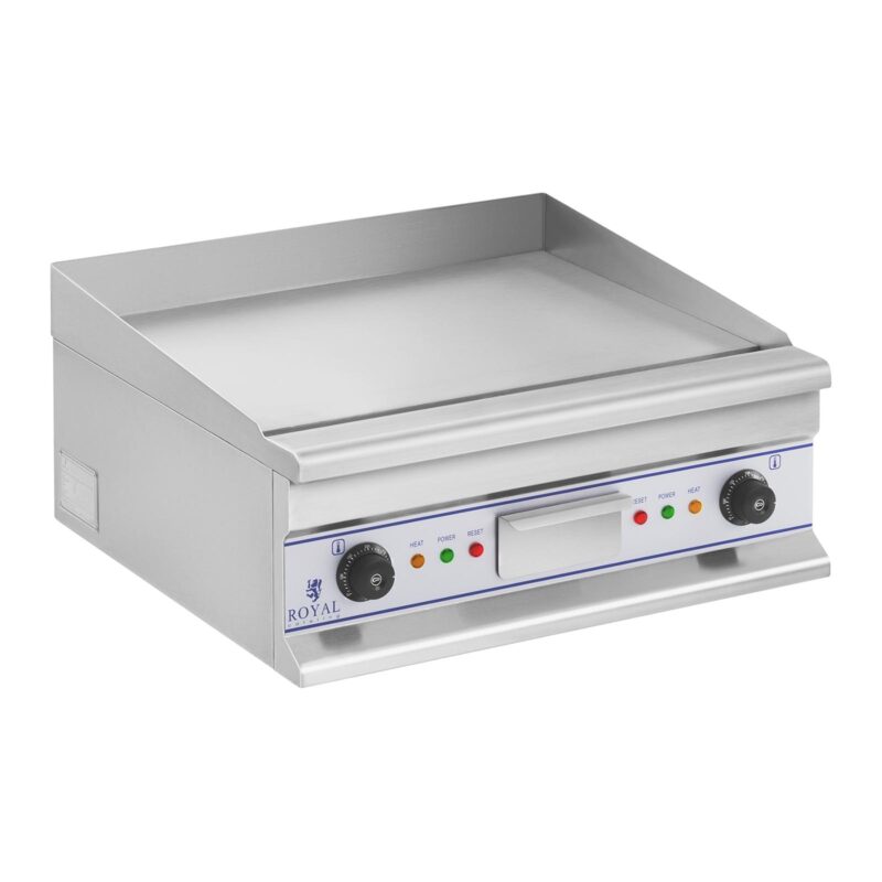 Dupla Elektromos Grill - 60 Cm - Sima - 2 × 4000 W | Royal Catering