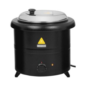 Elektromos leves melegen tartó- 13 L - 600 W - fekete | Royal Catering