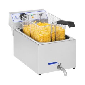 Elektromos olajsütő - 17 l - halakhoz | Royal Catering