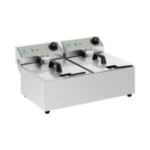 Elektromos olajsütő - 2 x 10 l - ECO | Royal Catering