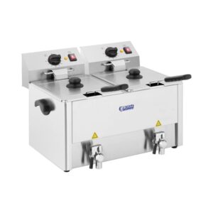 Elektromos olajsütő - 2 x 13 liter - EGO termosztát | Royal Catering