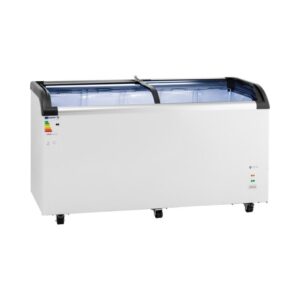 Fagyasztóláda - 445 l - Royal Catering - üvegajtók