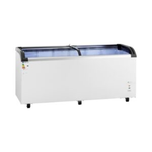 Fagyasztóláda - 545 l - Royal Catering - üvegajtók