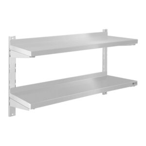 Fali polc - 2 szint - 80 cm | Royal Catering