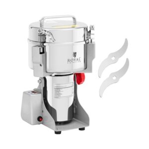 Fűszermalom elektromos - 2000 g - 21 x 9.5 cm - 3400 W - digitális - Royal Catering