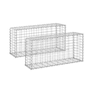 Gabion kerítés - 2 db - 102 x 32 x 51 cm | hillvert