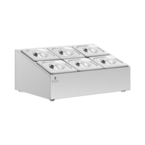 GN edénytartó - 2 x 3 GN 1/6 - 11