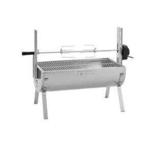 Grillsütő - motorral - 15 kg - nyárs hossza: 82 cm - rozsdamentes acél | Royal Catering