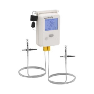 Hőmérséklet és páratartalom adatgyűjtő - LCD - -50–350 ℃ - 0–100% RH - USB / WiFi | Steinberg Systems