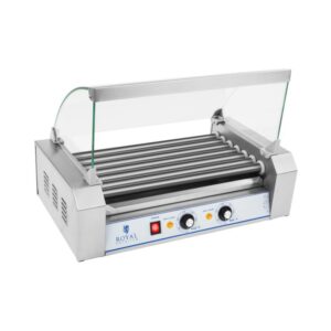 Hot Dog Grill - 7 görgő - Teflon - Royal Catering RCHG-7T - 34