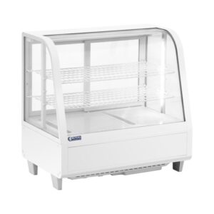 Hűtővitrin - 100 L - Royal Catering - 3 szint - fehér