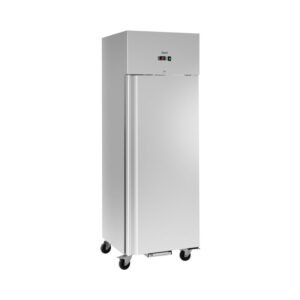 Ipari hűtőszekrény - 454 l - rozsdamentes acél - 1 ajtó - 4 görgő - zárható - Royal Catering