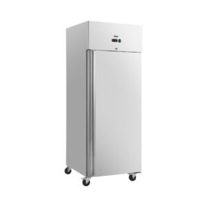 Ipari hűtőszekrény - 485 l - rozsdamentes acél - 1 ajtó - 4 görgő - zárható - Royal Catering