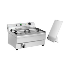 Ipari olajsütő - 30 liter - 9.000 W - hideg zóna | Royal Catering